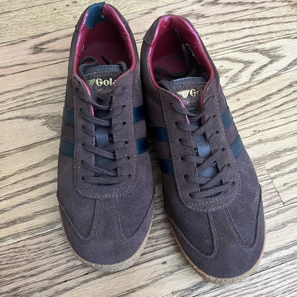 Gola Brown Suede Sneakers